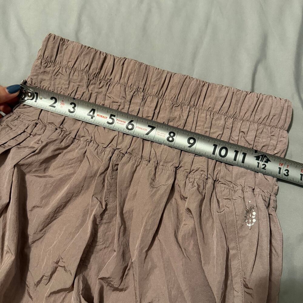 Free People FP Movement Mauve Athletic Shorts Medium Lined Running - Picture 8 of 11